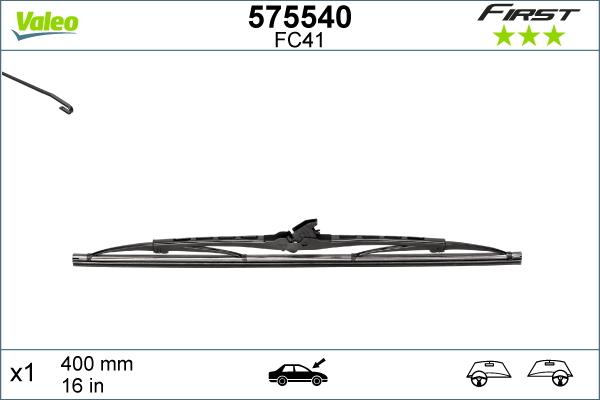 Valeo 575540 - Torkarblad xdelar.se