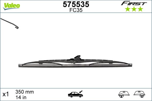 Valeo 575535 - Torkarblad xdelar.se