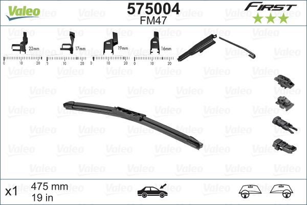 Valeo 575004 - Torkarblad xdelar.se