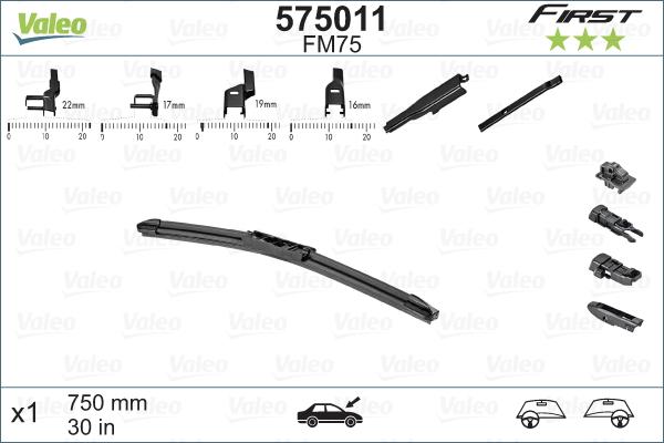 Valeo 575011 - Torkarblad xdelar.se