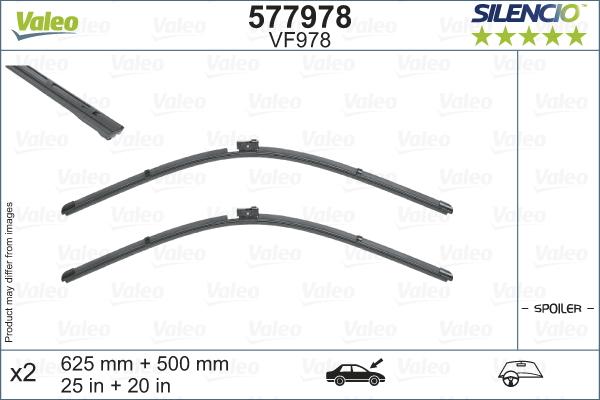 Valeo 577978 - Torkarblad xdelar.se