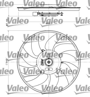 Valeo 696349 - Fläkt, kylare xdelar.se