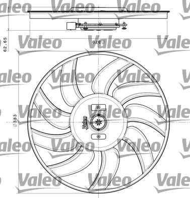 Valeo 696350 - Fläkt, kylare xdelar.se