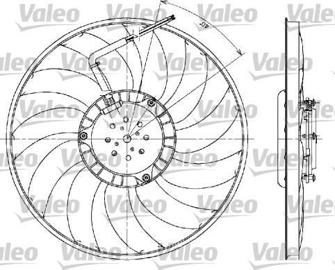 Valeo 698610 - Fläkt, kylare xdelar.se