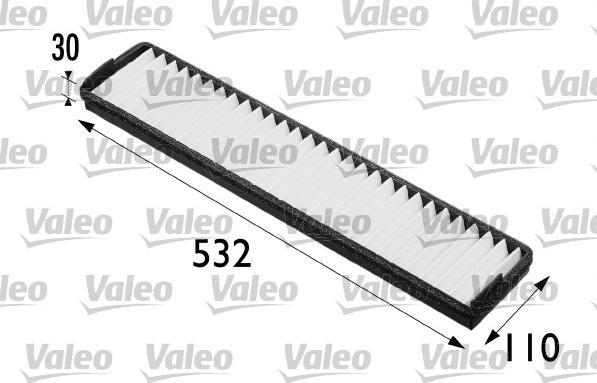 Valeo 698168 - Filter, kupéventilation xdelar.se