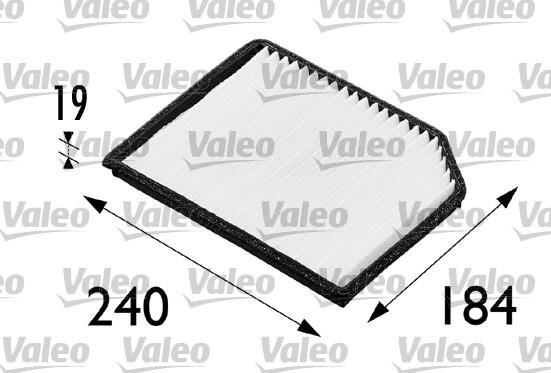 Valeo 698173 - Filter, kupéventilation xdelar.se