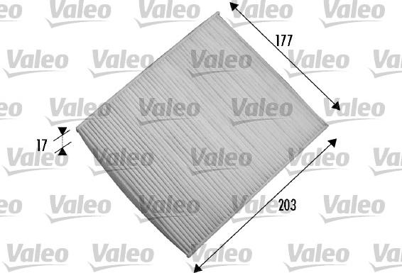 Valeo 698866 - Filter, kupéventilation xdelar.se