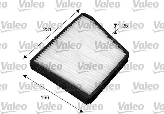 Valeo 698860 - Filter, kupéventilation xdelar.se