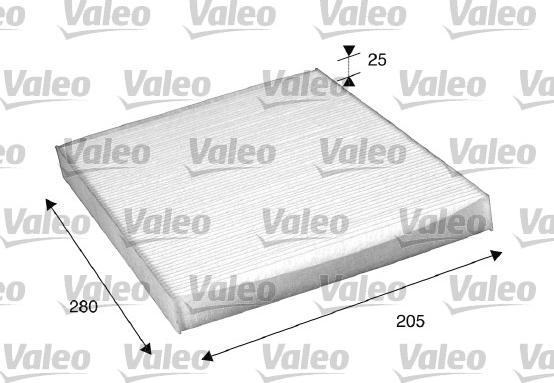 Valeo 698885 - Filter, kupéventilation xdelar.se