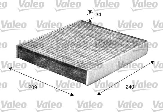 Valeo 698883 - Filter, kupéventilation xdelar.se