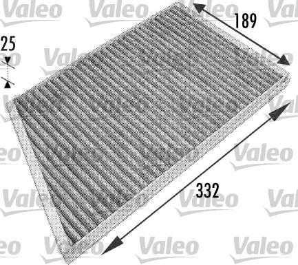 Valeo 698743 - Filter, kupéventilation xdelar.se