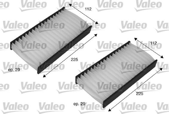 Valeo 698735 - Filter, kupéventilation xdelar.se