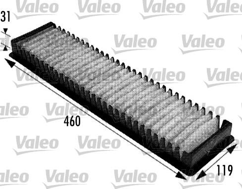 Valeo 698725 - Filter, kupéventilation xdelar.se