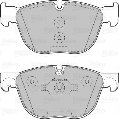 Valeo 601130 - Bromsbeläggssats, skivbroms xdelar.se