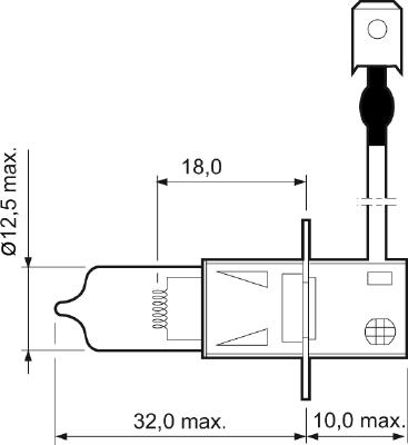 Valeo 032005 - Glödlampa, fjärrstrålkastare xdelar.se