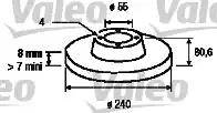 Valeo 186796 - Bromsskiva xdelar.se