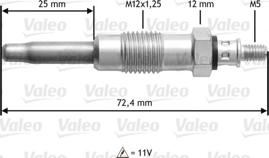 Valeo 345100 - Glödstift xdelar.se