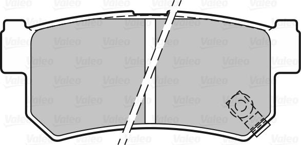 Valeo 301956 - Bromsbeläggssats, skivbroms xdelar.se