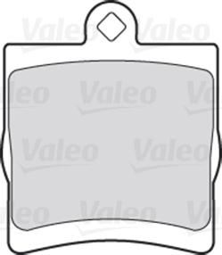 Valeo 301444 - Bromsbeläggssats, skivbroms xdelar.se