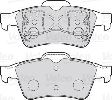 Valeo 301472 - Bromsbeläggssats, skivbroms xdelar.se