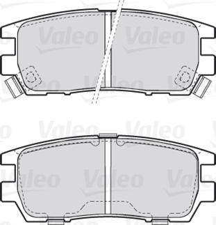 Valeo 301519 - Bromsbeläggssats, skivbroms xdelar.se