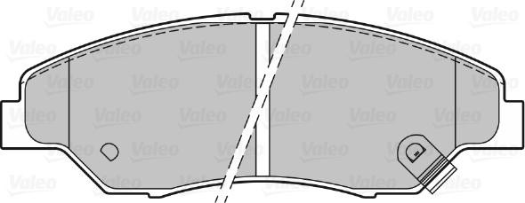 Valeo 301511 - Bromsbeläggssats, skivbroms xdelar.se