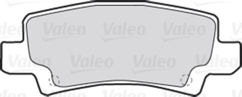 Valeo 301680 - Bromsbeläggssats, skivbroms xdelar.se