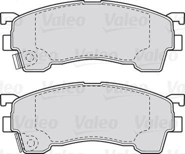 Valeo 301629 - Bromsbeläggssats, skivbroms xdelar.se