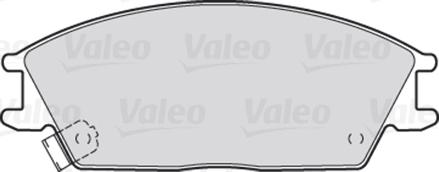 Valeo 301052 - Bromsbeläggssats, skivbroms xdelar.se