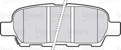 Valeo 301009 - Bromsbeläggssats, skivbroms xdelar.se