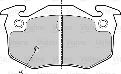 Valeo 301080 - Bromsbeläggssats, skivbroms xdelar.se