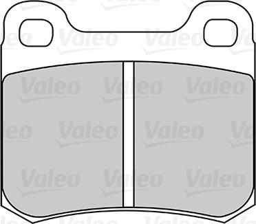 Valeo 301105 - Bromsbeläggssats, skivbroms xdelar.se