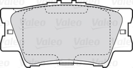 Valeo 301819 - Bromsbeläggssats, skivbroms xdelar.se