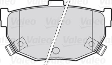 Valeo 301817 - Bromsbeläggssats, skivbroms xdelar.se