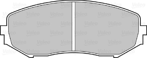 Valeo 301877 - Bromsbeläggssats, skivbroms xdelar.se