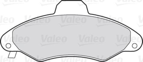 Valeo 301399 - Bromsbeläggssats, skivbroms xdelar.se