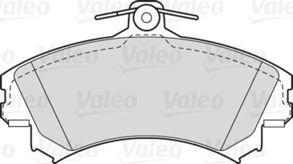 Valeo 301318 - Bromsbeläggssats, skivbroms xdelar.se