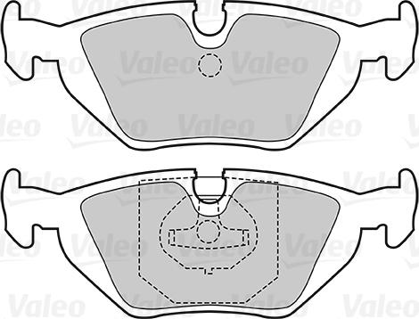 Valeo 301386 - Bromsbeläggssats, skivbroms xdelar.se