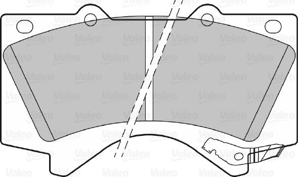 Valeo 301339 - Bromsbeläggssats, skivbroms xdelar.se