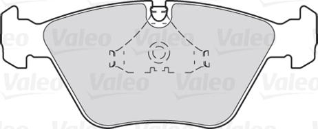 Valeo 301231 - Bromsbeläggssats, skivbroms xdelar.se