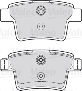 Valeo 301740 - Bromsbeläggssats, skivbroms xdelar.se