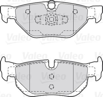 Valeo 301703 - Bromsbeläggssats, skivbroms xdelar.se