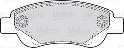 Valeo 301718 - Bromsbeläggssats, skivbroms xdelar.se