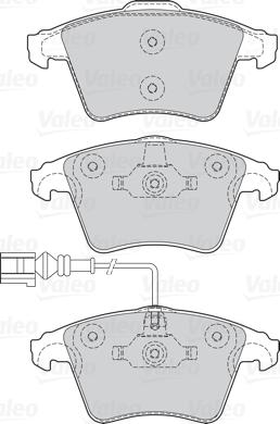 Valeo 302041 - Bromsbeläggssats, skivbroms xdelar.se