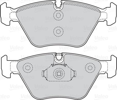 Valeo 302067 - Bromsbeläggssats, skivbroms xdelar.se