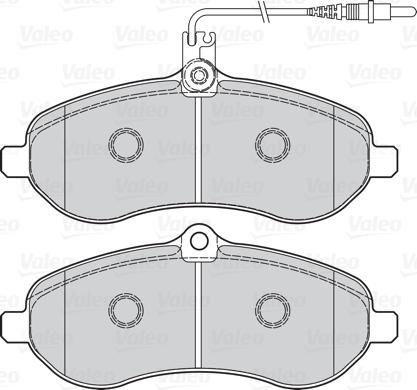 Valeo 302078 - Bromsbeläggssats, skivbroms xdelar.se