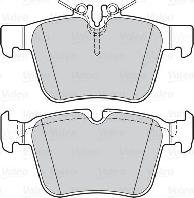 Valeo 302209 - Bromsbeläggssats, skivbroms xdelar.se