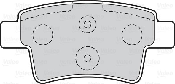 Valeo 302214 - Bromsbeläggssats, skivbroms xdelar.se