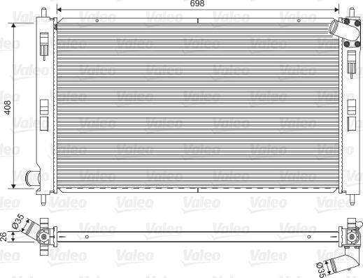 Valeo 701577 - Kylare, motorkylning xdelar.se