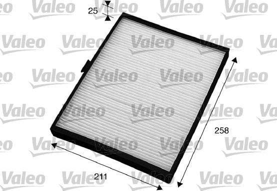 Valeo 715591 - Filter, kupéventilation xdelar.se